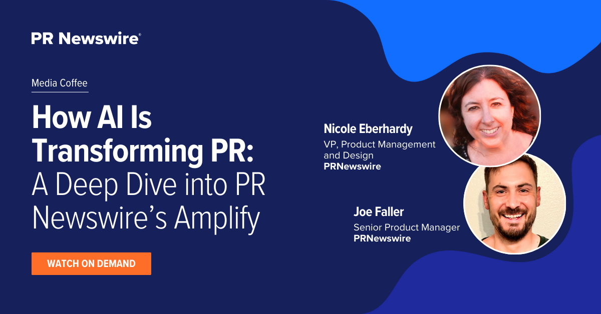Media Coffee: Hur AI förändrar PR: en fördjupning i vår nya plattform Amplify